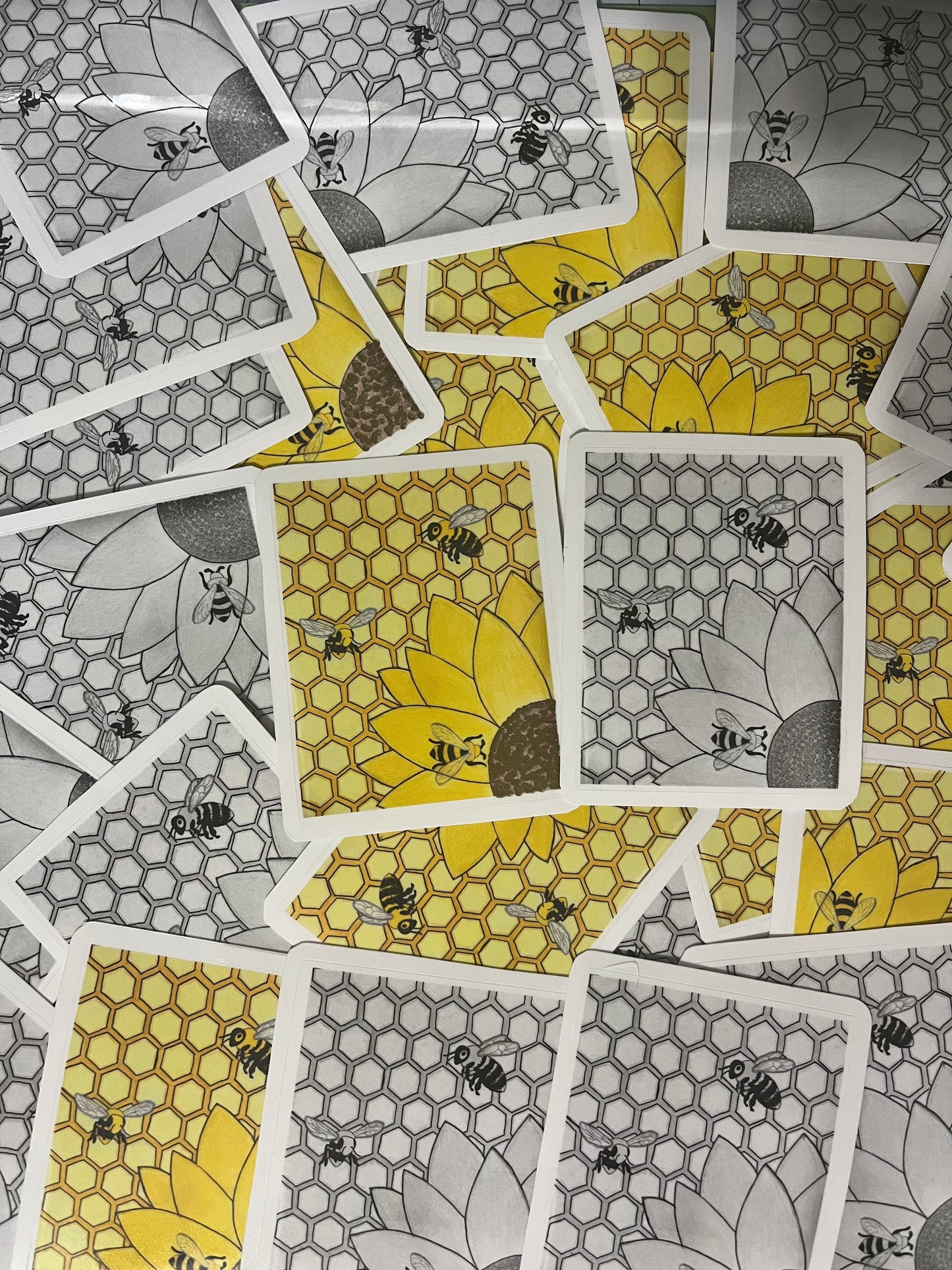 Bee Sunflower