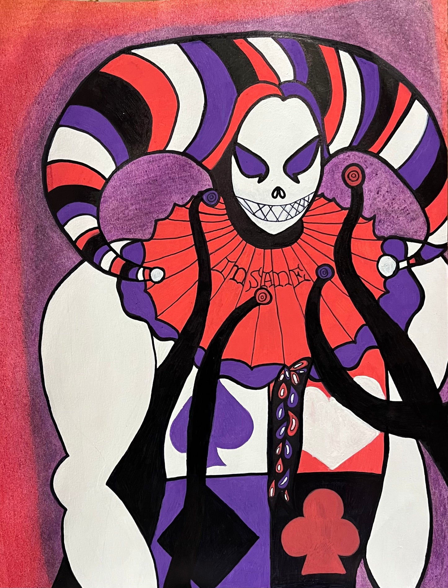 Dark Jester Original Wall Decor