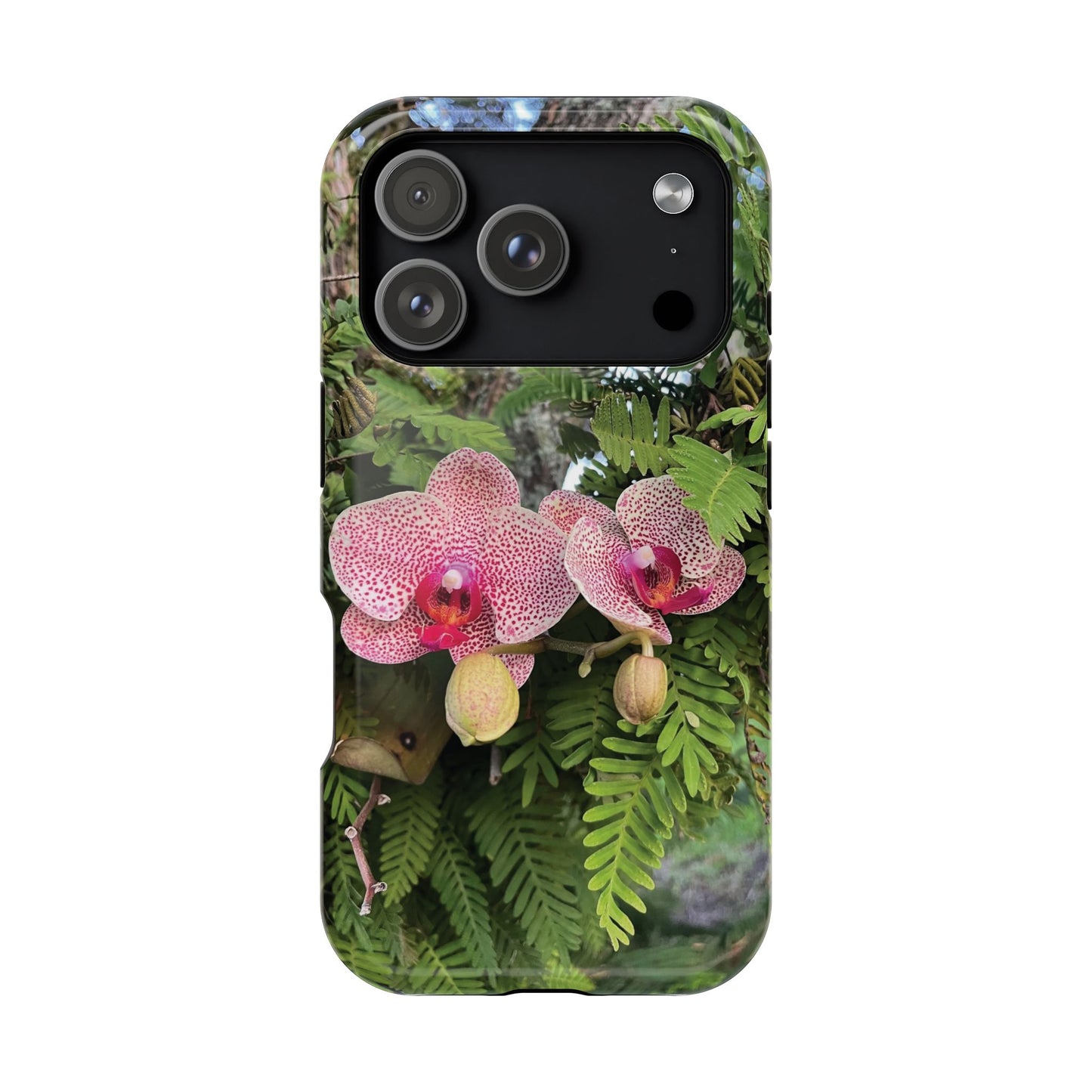 Magnetic Impact-Resistant Case- Orchids