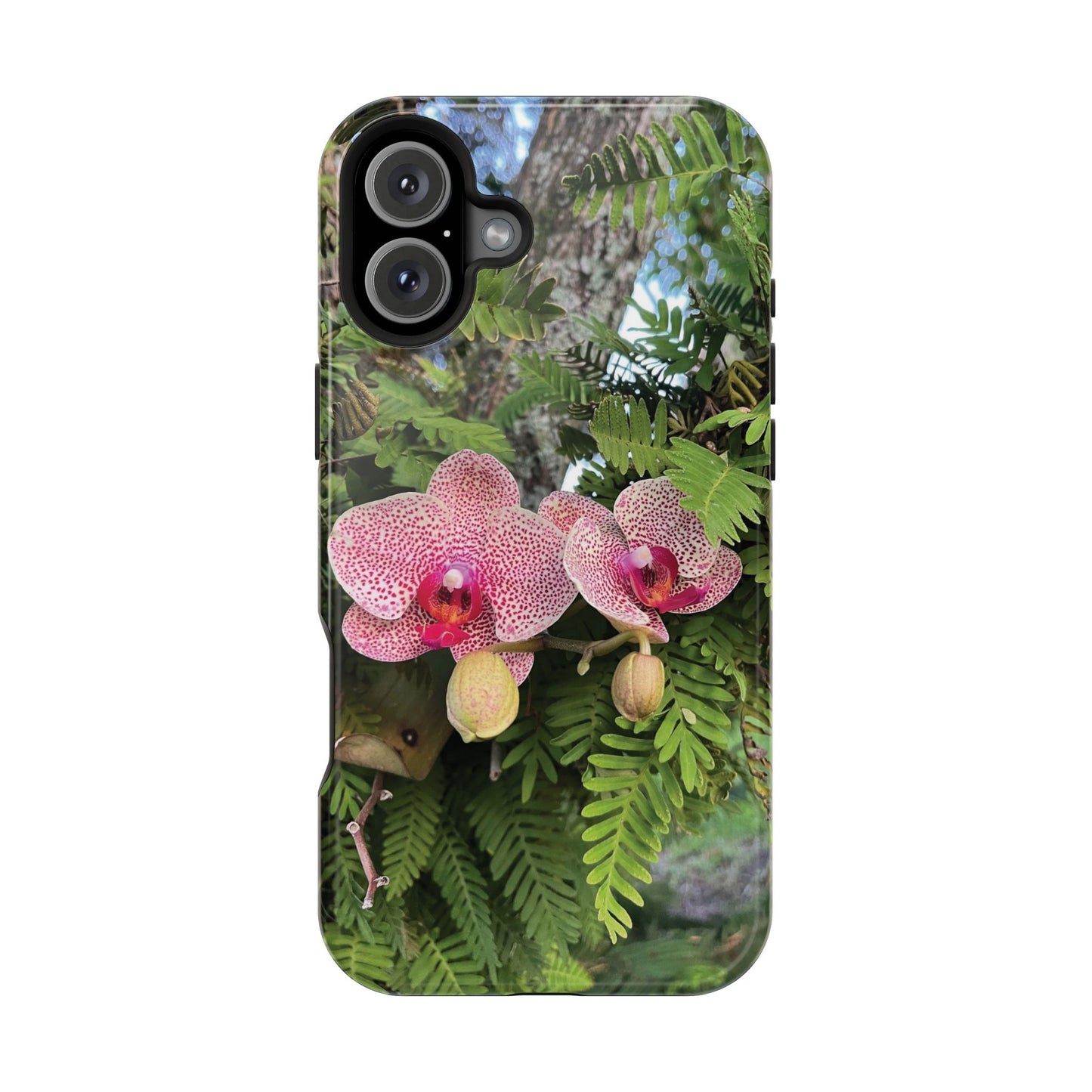 Magnetic Impact-Resistant Case- Orchids