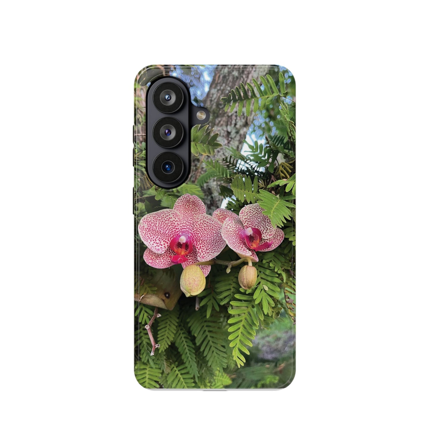 Magnetic Impact-Resistant Case- Orchids