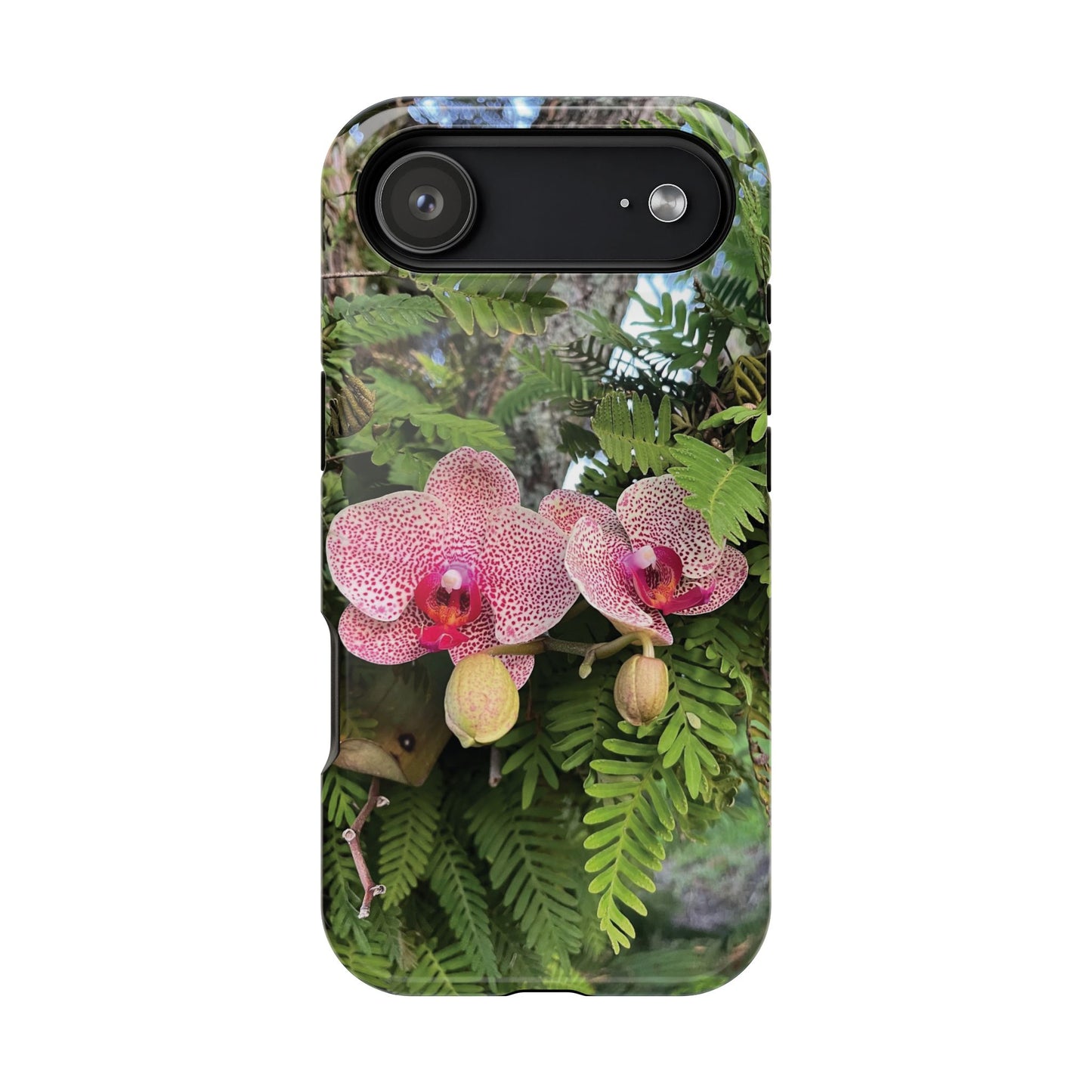 Magnetic Impact-Resistant Case- Orchids