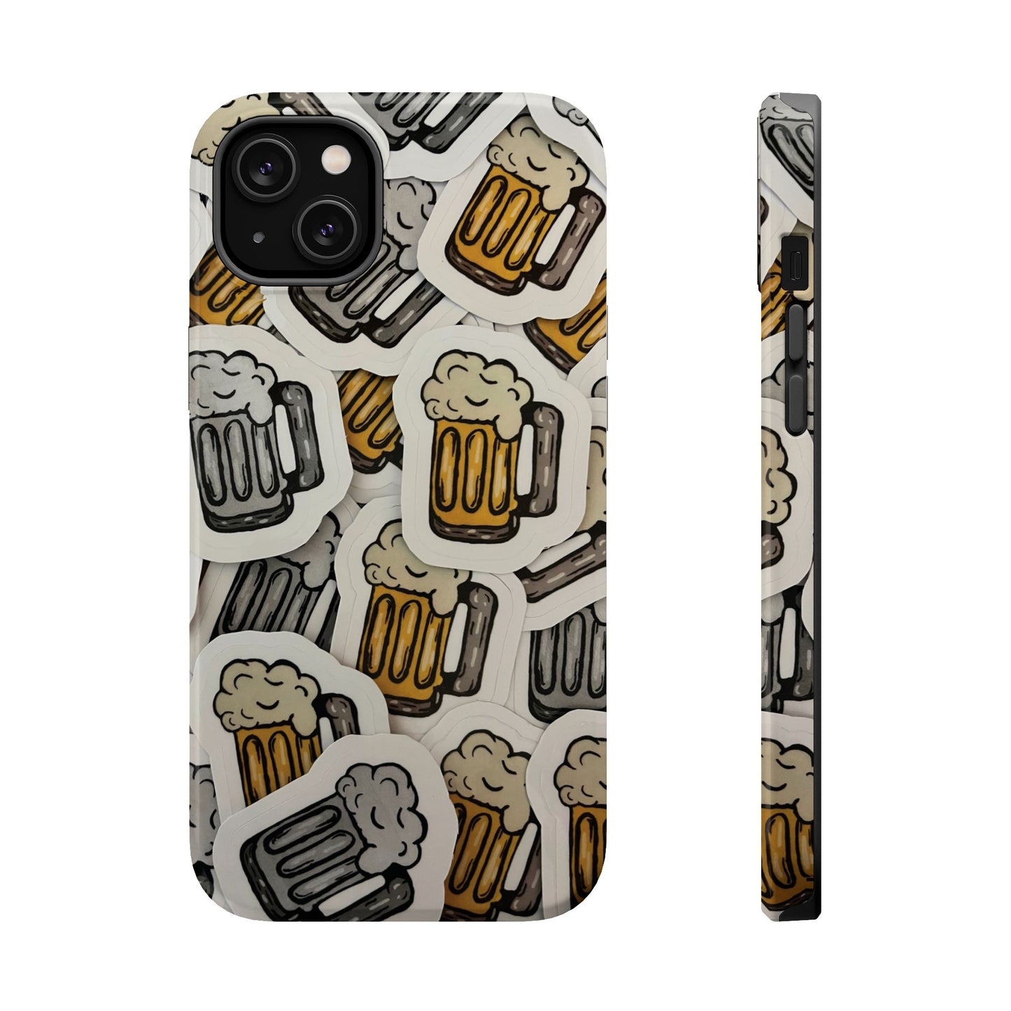 Magnetic Impact-Resistant Case- Beer Lover