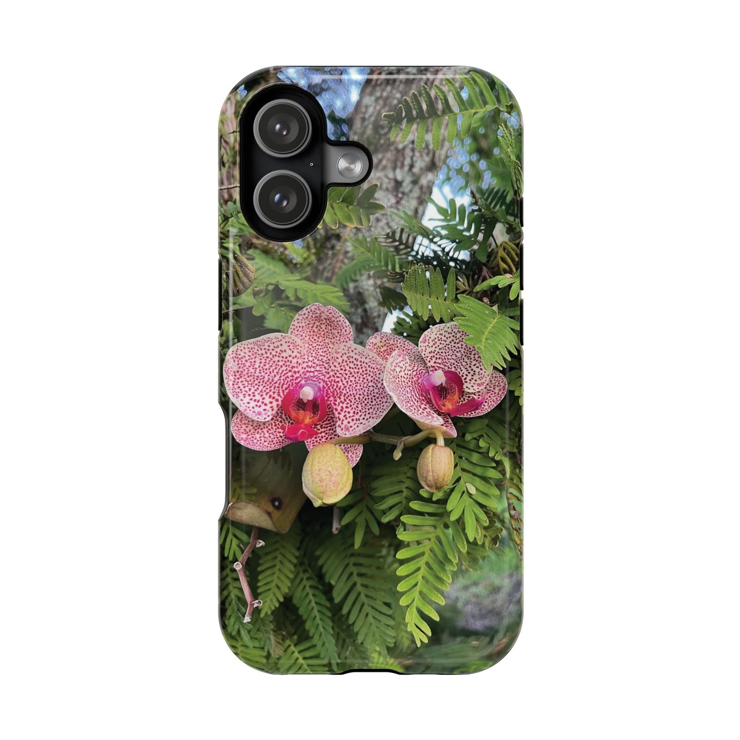 Magnetic Impact-Resistant Case- Orchids