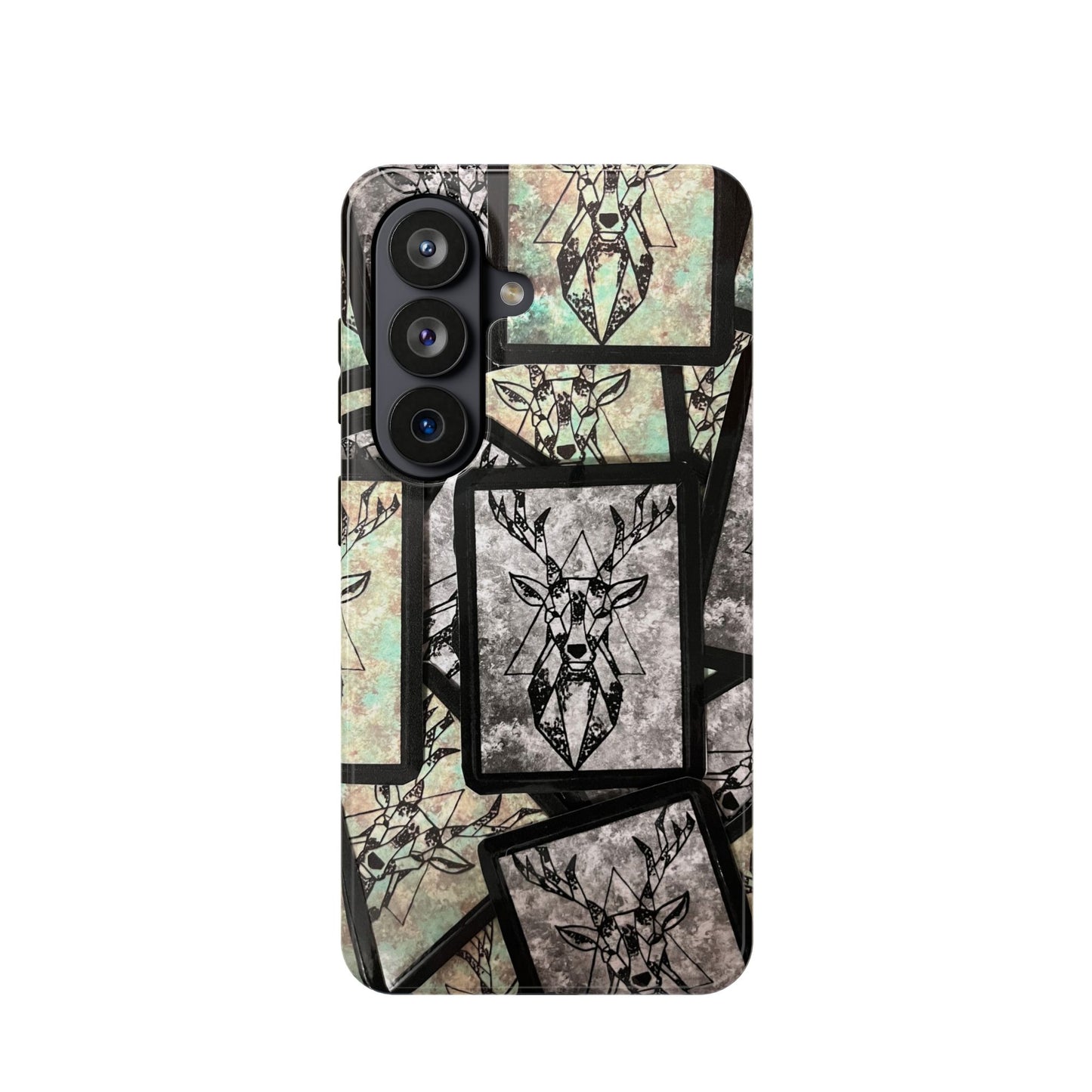 Magnetic Impact-Resistant Case- Geometric Deer
