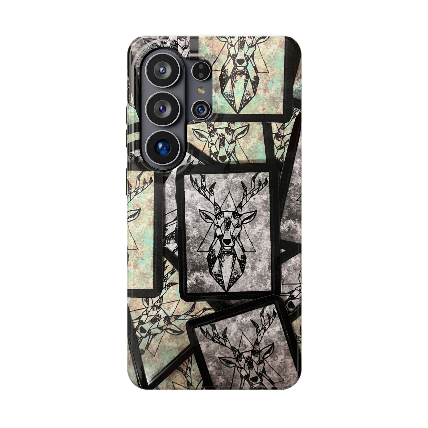 Magnetic Impact-Resistant Case- Geometric Deer
