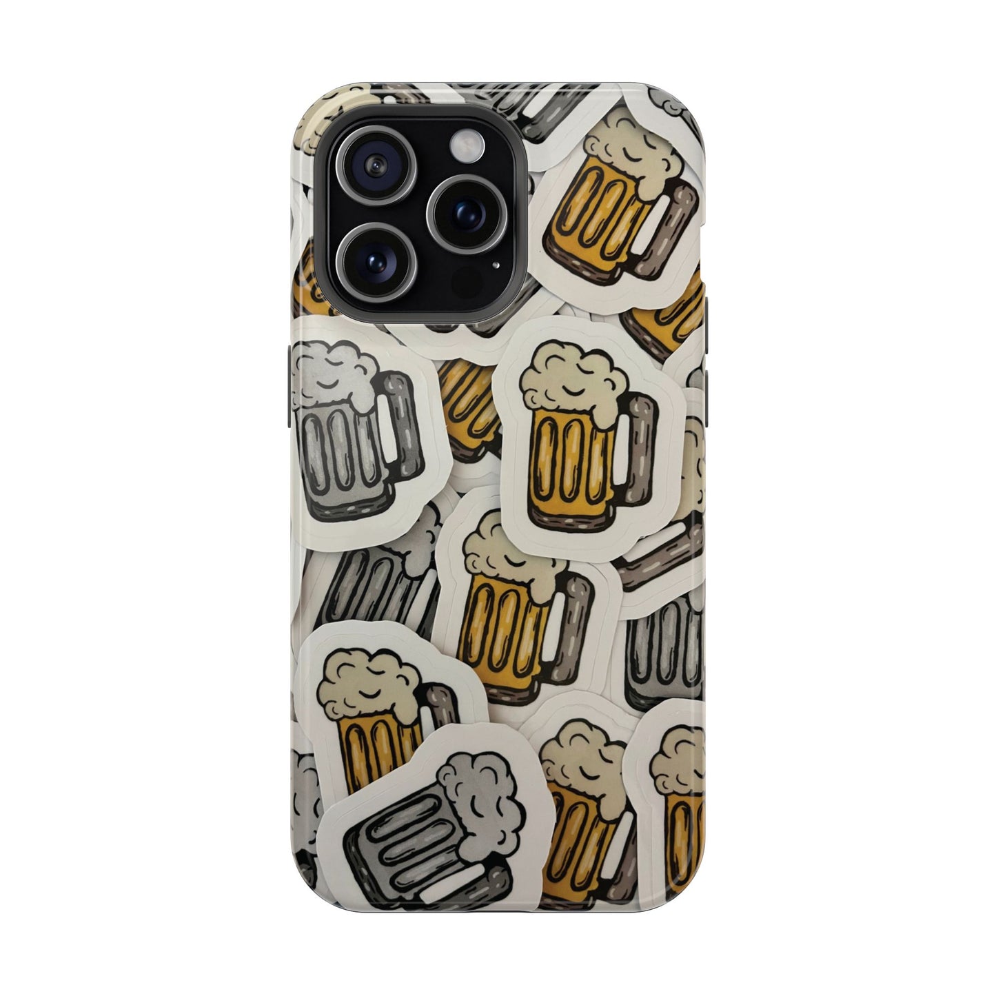 Magnetic Impact-Resistant Case- Beer Lover