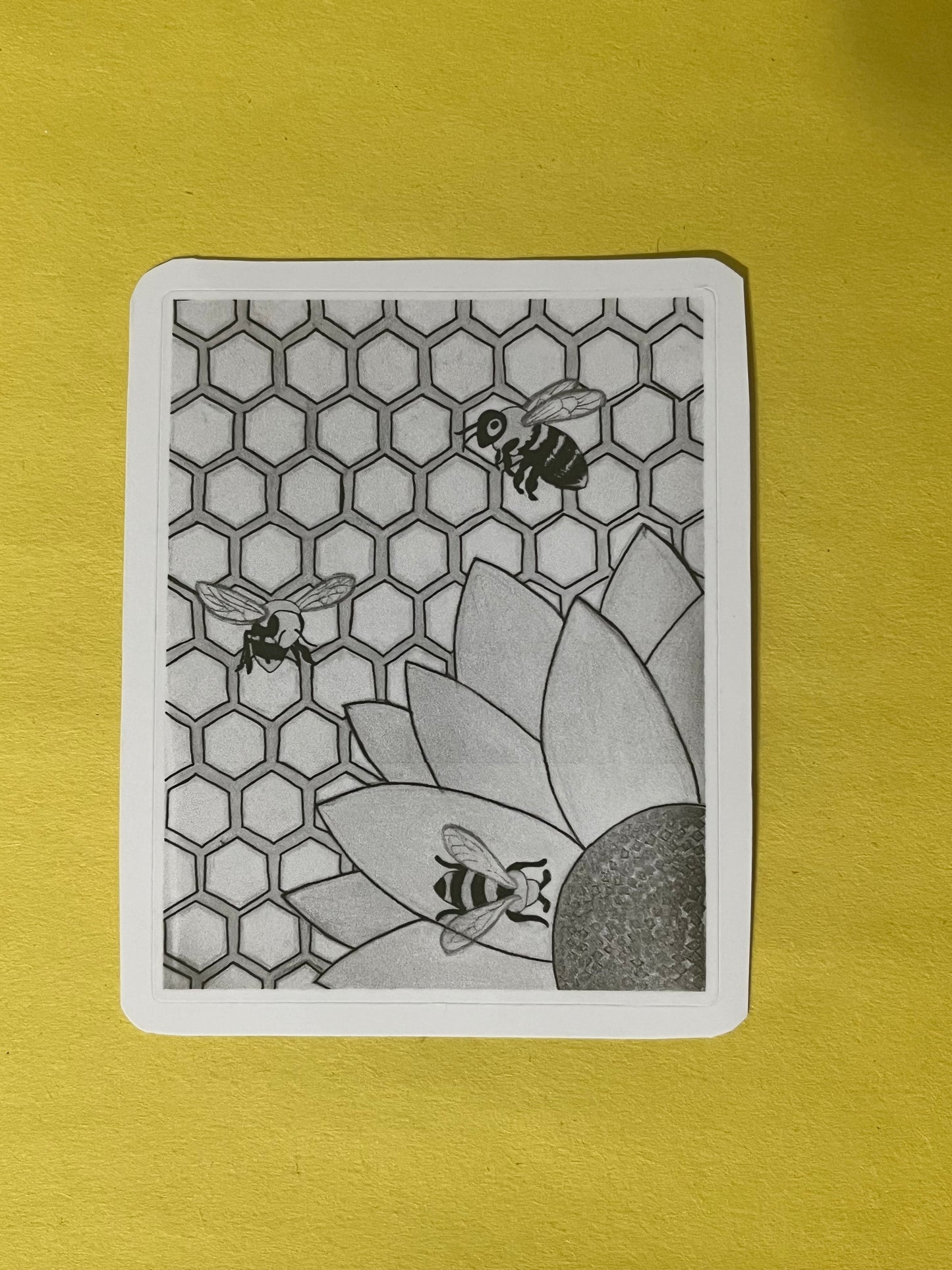 Bee Sunflower