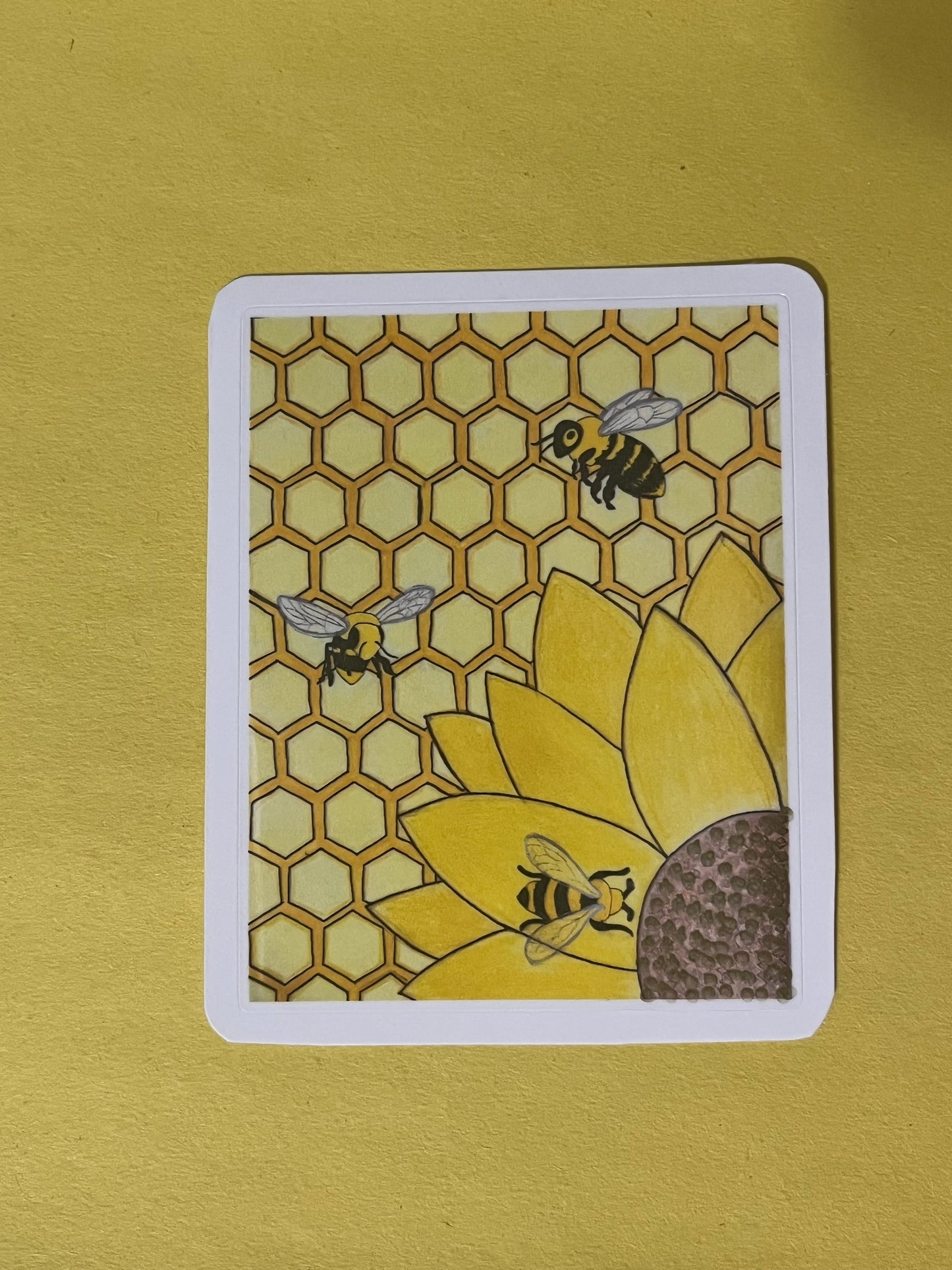 Bee Sunflower